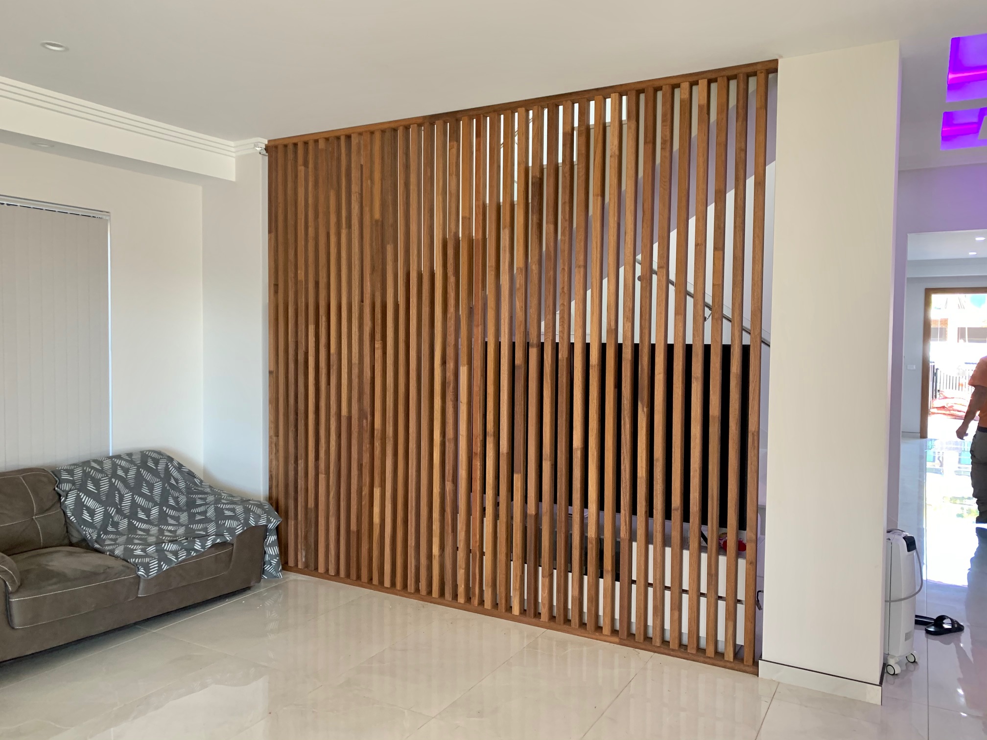 Elevated deck with stairs